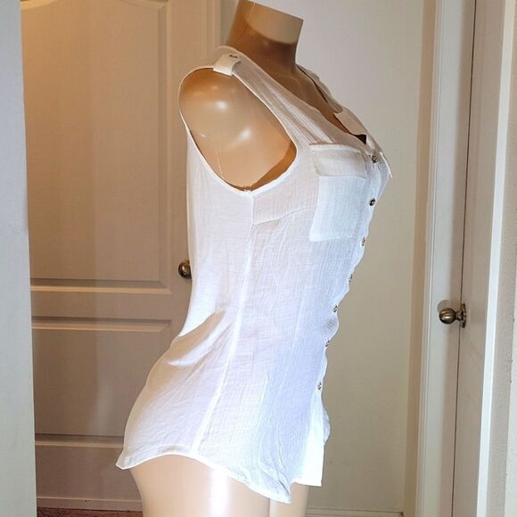 BRAND NEW PERSEPTION CONCEPT SLEEVELESS WOMEN"S BLOUSE SHIRT - Picture 6 of 16